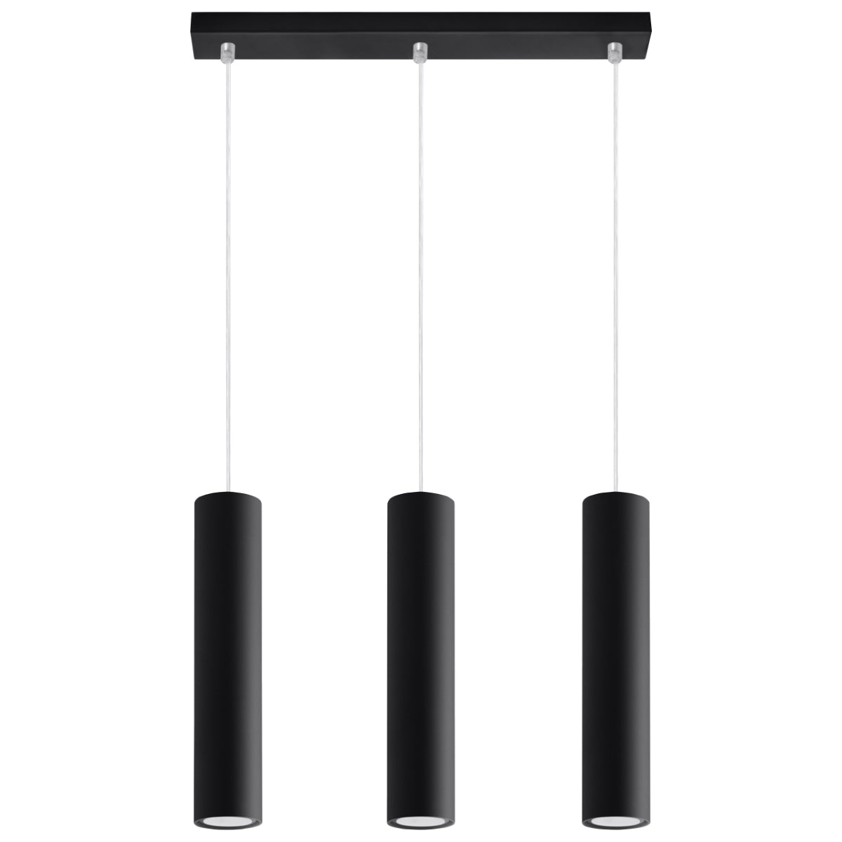 Pendant lamp LAGOS 3L black