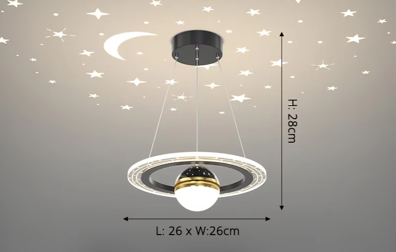 LunaNova LED Ceiling Lamp with Star Projection