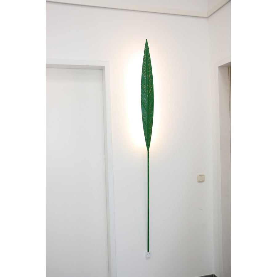 Betec Leuchten Manufactur -Folium Wall Lamp Leaf Green