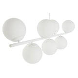 Alexandra Meti - Metal Glass Ceiling Lamp 98X21X22 White Balls
