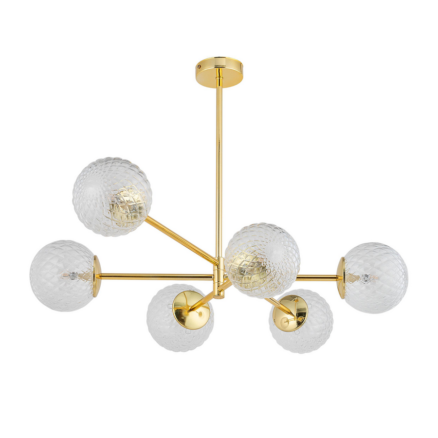 Huber Furniture - Cadix Gold Vi Pendant Lamp