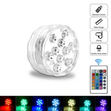 LUMISNAP 10-LED RGB Underwater Lights with Magnetic Mount