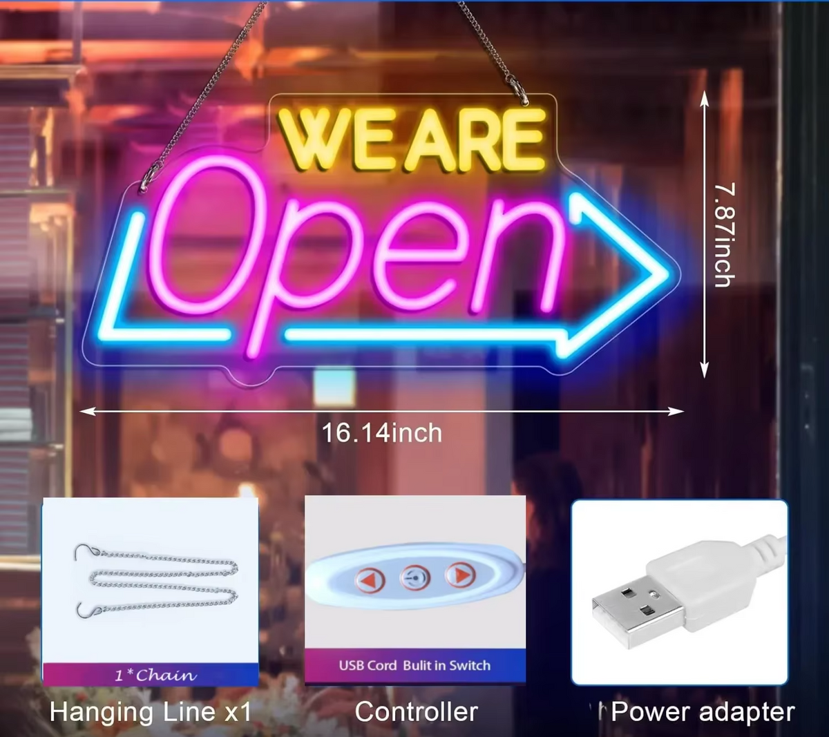 MagicLume Veelzijdig Neon Bord - wandlamp - sfeerbeeld