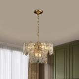 Luxury Crystal Chandelier – Elegant Design with Gold Finish
