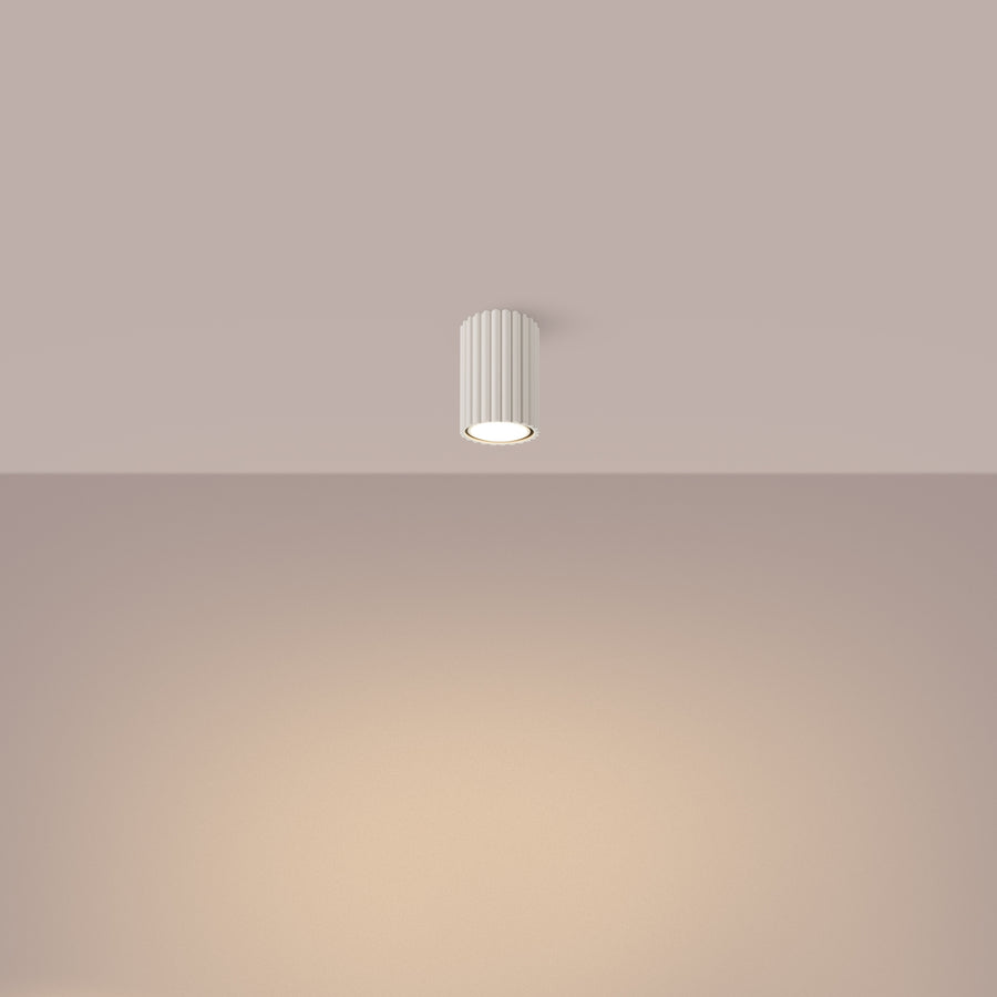 Ceiling lamp KARBON 10 beige