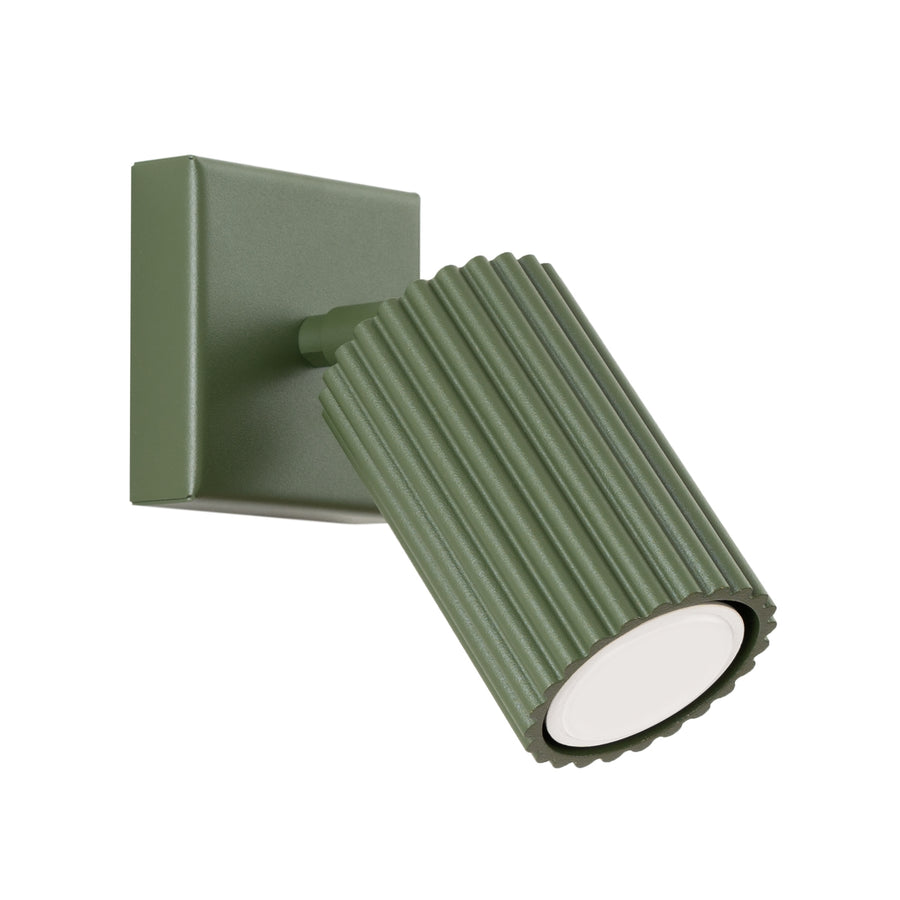 Wall lamp KARBON olive green