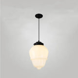 Vintage Milk Glass Pendant Lamp