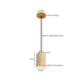 ZenAura Japanese Wabi-Sabi LED Pendant Lamp