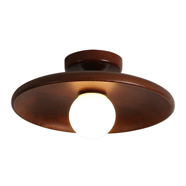 Shallow Bowl-Shaped Ceiling Lamp