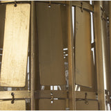 Alexandra Style - Gold Metal Ceiling Lamp 3Xe27, Max.25W (Not Included) °34X44Cm, H┴Xima:147Cm