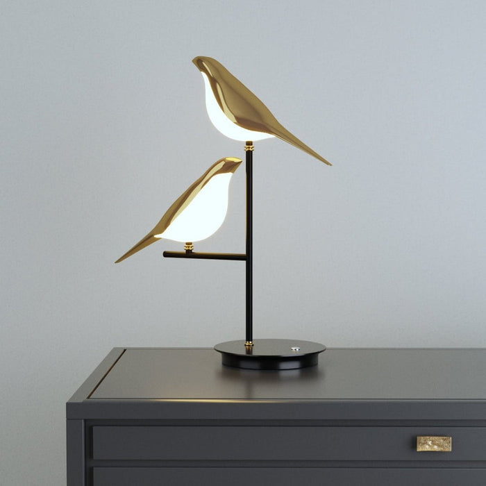 LED Tafellamp in de vorm van een vogel - tafellampen