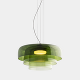 Glass Ceiling Lamp with Historic Charm and Modern Functionality