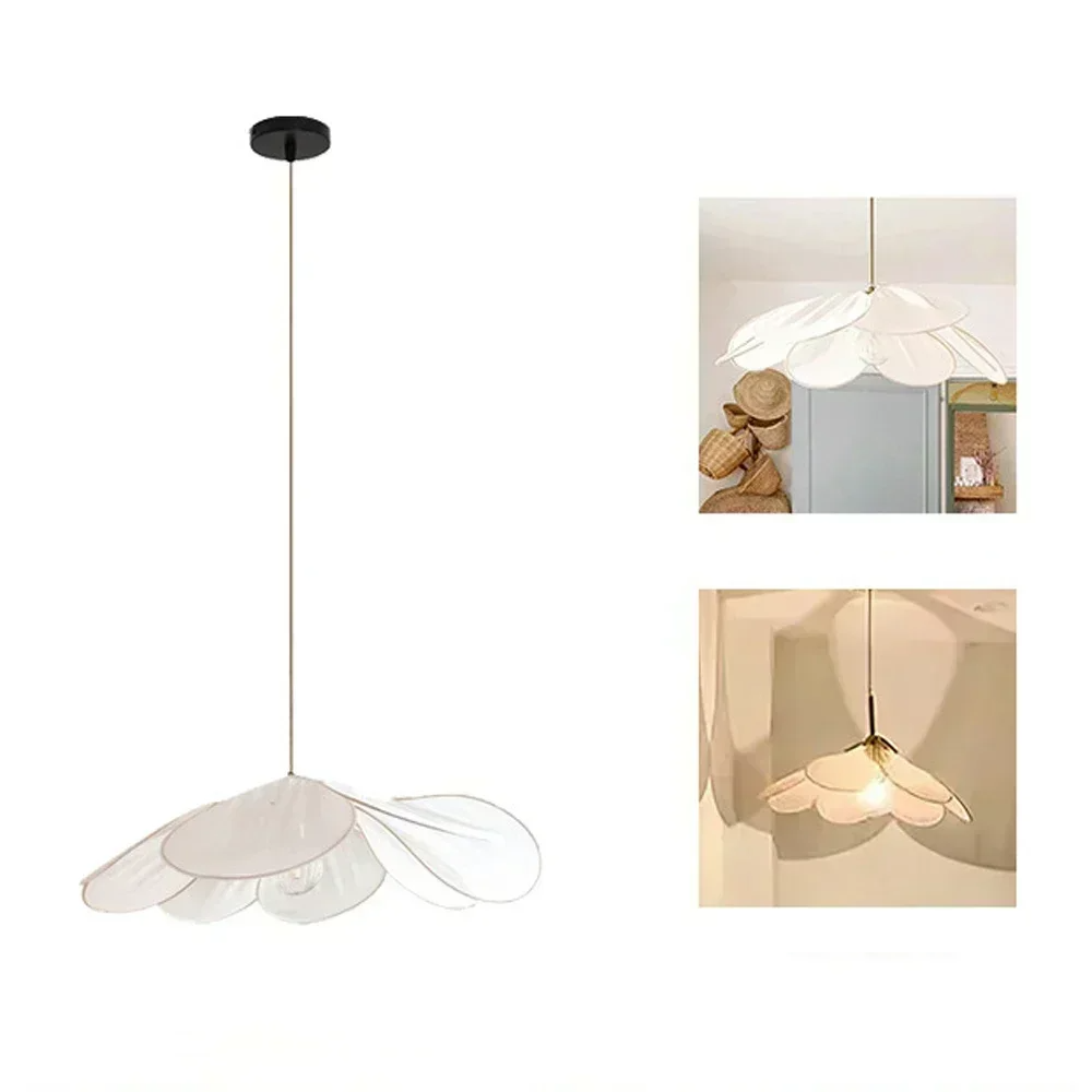LumaFlora Petal Light – Fabric Art Pendant Lamp with Colorful Petals