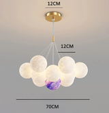 DreamGlow Kids Chandelier – Modern 3D Print Children's Room Pendant Lamp