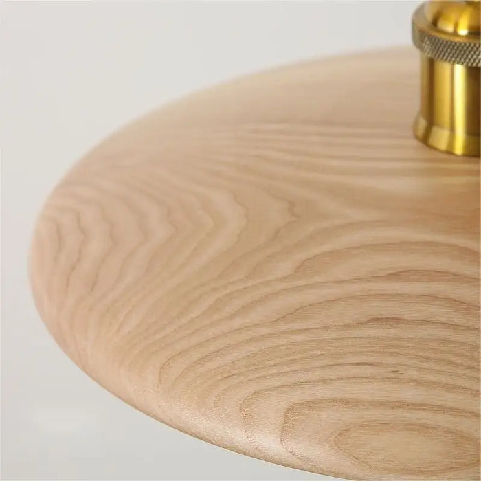Houten Plafondlamp voor in Huis - plafondlamp - sfeerbeeld