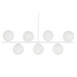 Alexandra Meti - Metal Glass Ceiling Lamp 98X21X22 White Balls