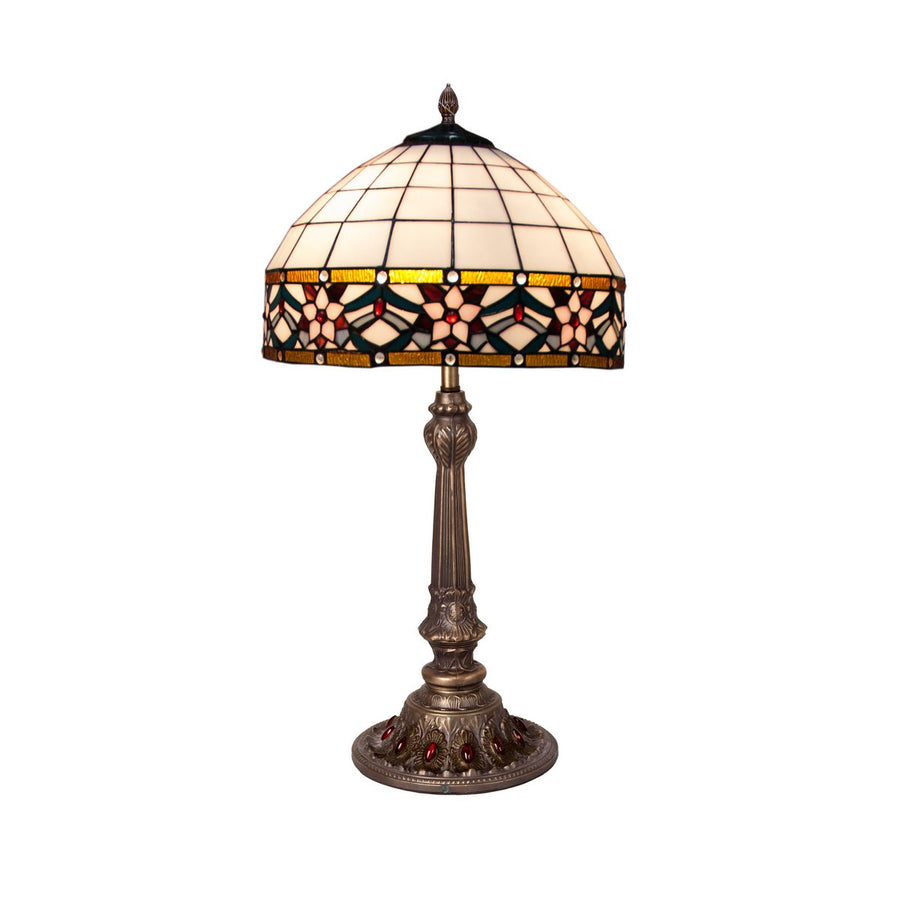 Alexandra Lighting - Table Lamp with Tiffany Shape and Shade Diameter 40cm Museum Series