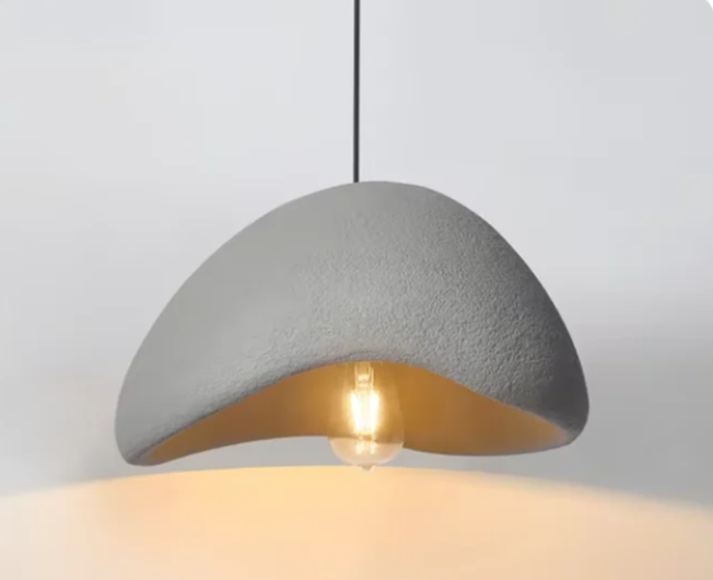 WabiGlow – Modern Wabi Sabi LED Pendant Lamp for Living Room, Dining Room & Bedroom
