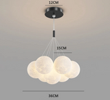 DreamGlow Kids Chandelier – Modern 3D Print Children's Room Pendant Lamp