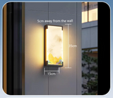 SolarSteel Wall Lamp – Solar-powered Outdoor Lamp in Stainless Steel