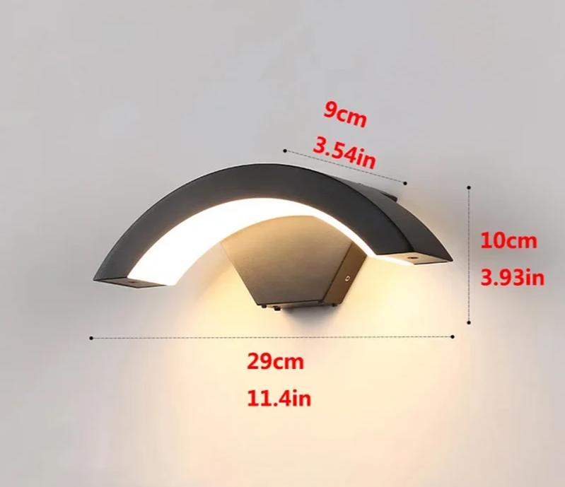 LUXGUARD Slim PIR Outdoor Lamp