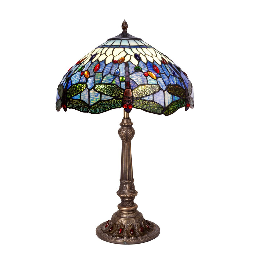 Alexandra Lighting - Large Tiffany Table Lamp Diameter 40cm Belle Epoque Series