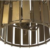 Alexandra Style - Gold Metal Ceiling Lamp 3Xe27, Max.25W (Not Included) °34X44Cm, H┴Xima:147Cm