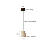 ZenAura Japanese Wabi-Sabi LED Pendant Lamp