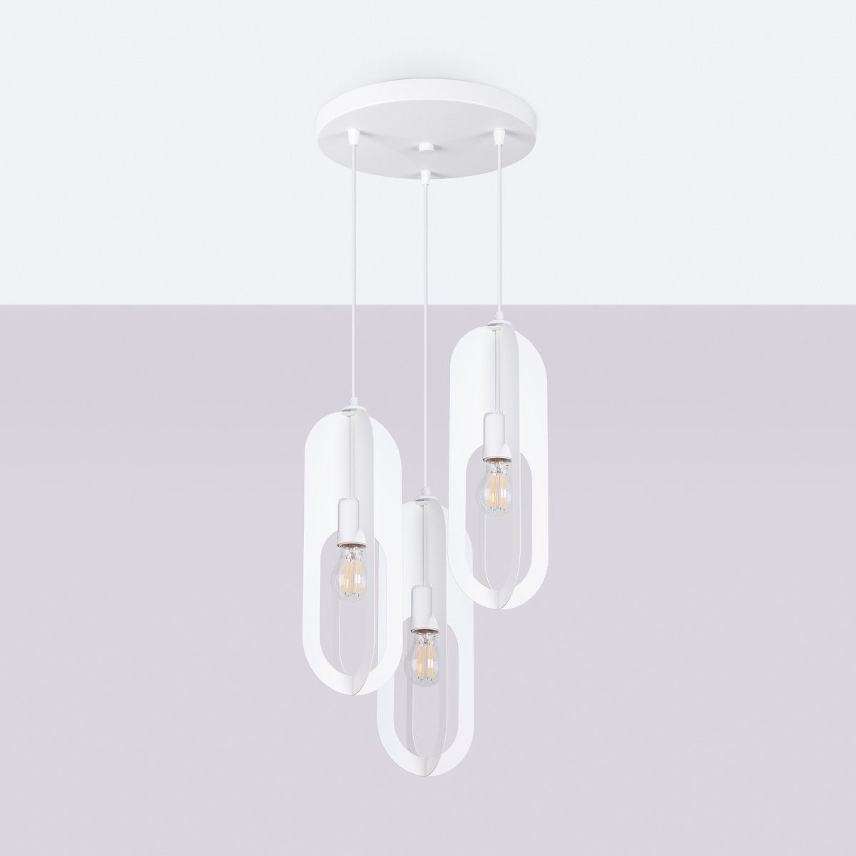 Lightinup Srl - Nicus 1 Hanglamp Wit - hanglampen - sfeerbeeld