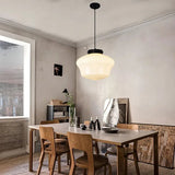 Vintage Milk Glass Pendant Lamp