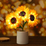 Sparkling Sunflower Table Lamp