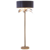 Alexandra Style - Gold/Black Metal Floor Lamp, 1Xe27, Max.60W, Base: Ø30C °60X165Cm, Shade: °60X22Cm St61317