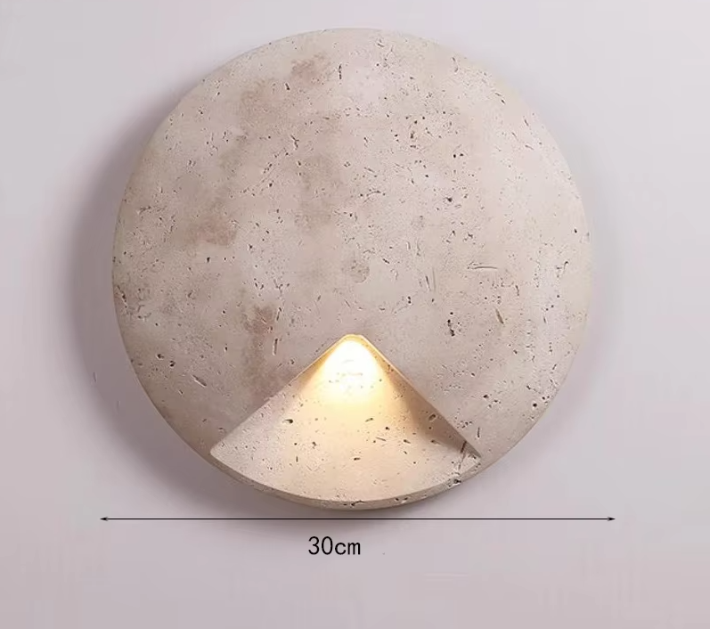 STONELUX ArtaGlow Natural Stone Wall Lamp