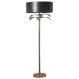 Alexandra Style - Gold/Black Metal Floor Lamp, 1Xe27, Max.60W, Base: Ø30C °60X165Cm, Shade: °60X22Cm St61317