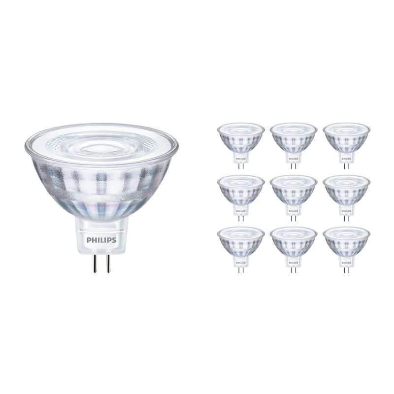 Value pack 10x Philips Corepro LEDspot GU5.3 MR16 4.4W 345lm 36D - 827 Very Warm White | Replaces 35W