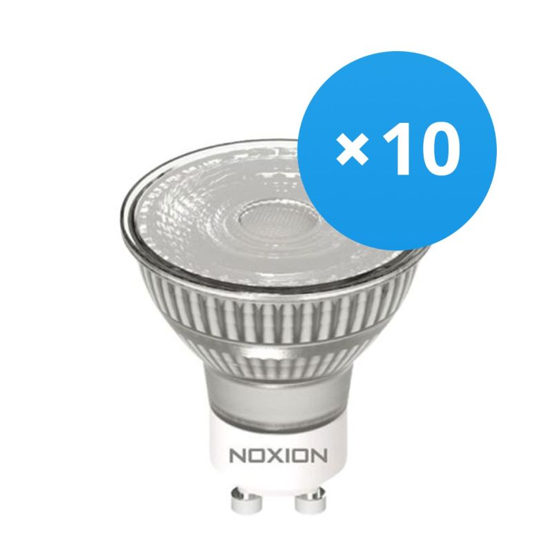 Value Pack 10x Noxion LED Spot GU10 PAR16 3W 230lm 36D - 827 Very Warm White | Dimmable - Replaces 35W