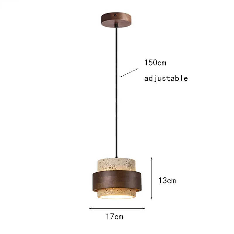 LumiStone Natural Stone LED Pendant Lamp