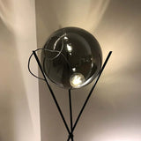 Skapetze - S.LUCE Pro Floor Lamp Sphere 40 With Smoked Glass Ball