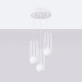 Lightinup Srl - White Brina 3P Pendant Lamp