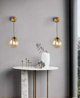 LumoNord Glass Globe LED Wall Lamp