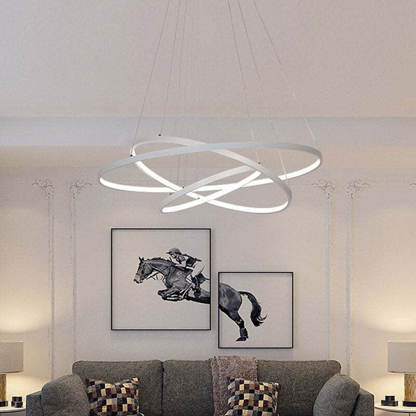 Modern ceiling lamp with 3 rings