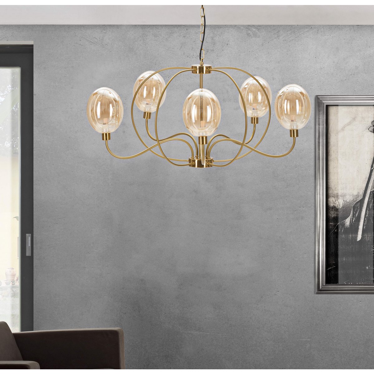 Alexandra Decor - Plafondlamp Wenen Cm 100X96 - plafondlampen