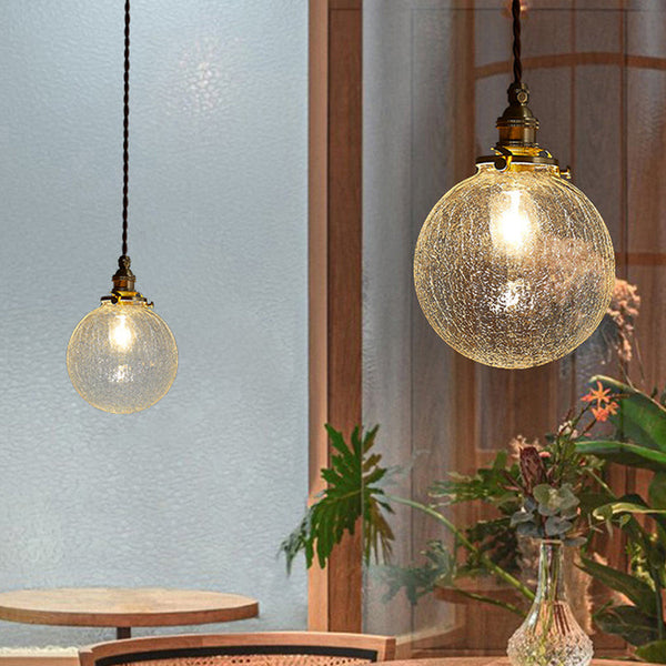 Scandinavische En Retro Kristallen Glazen Hanglamp - hanglampen