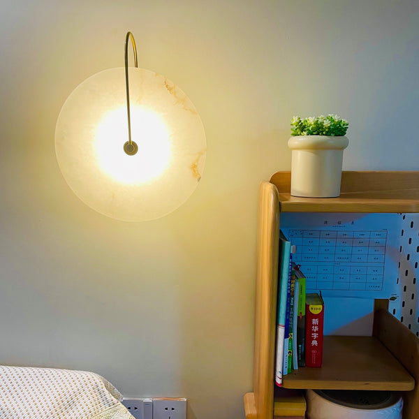 Albaster Steen Led Wandlamp - wandlampen