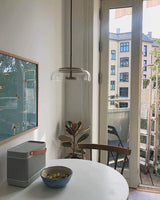 Modern Solara Pendant Lamp Made of Glass