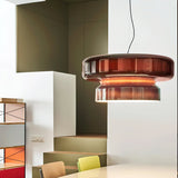 Luxurious Bohemian Pendant Lamp Made of Blown Glass