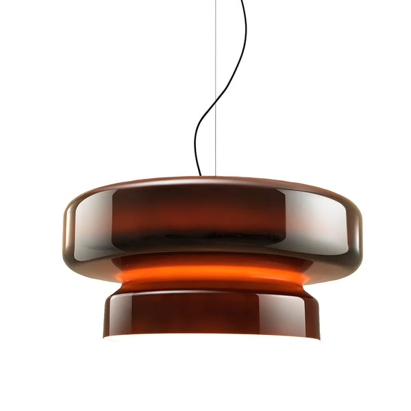 Luxurious Bohemian Pendant Lamp Made of Blown Glass