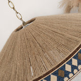 Woven Bohemian Fringe Pendant Lamp