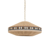 Woven Bohemian Fringe Pendant Lamp