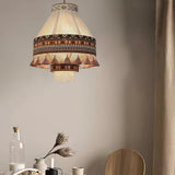 Woven Bohemian Fringe Pendant Lamp